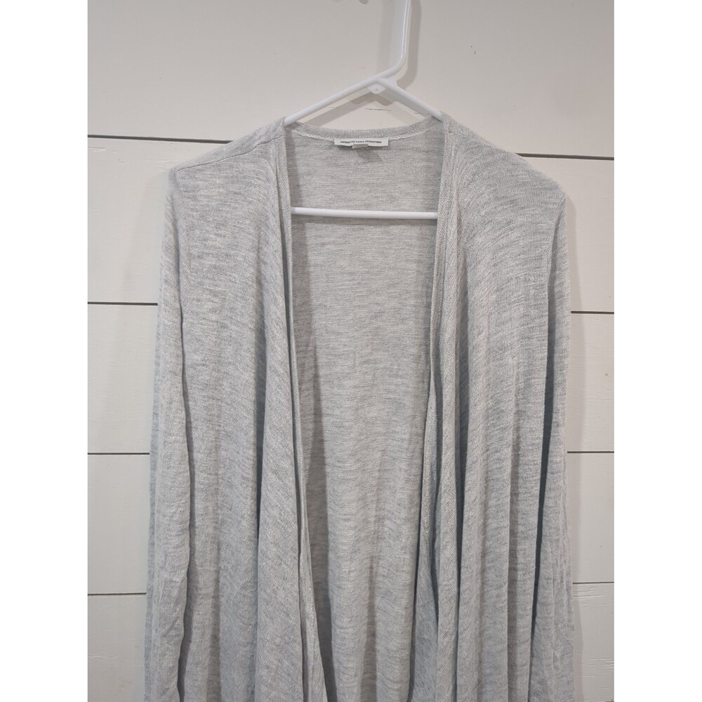 American eagle outfitters medium gray cardigan cozy fall boho cottage